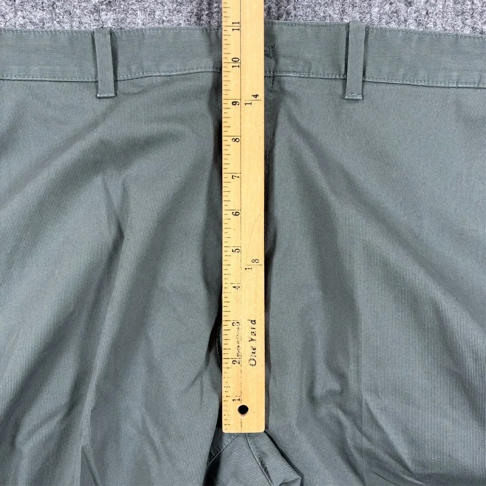 Banana Republic Aiden Chino Pants Mens 35x32 Green Slim Fit Casual Stretch